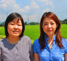 （左）野口　美津子さん （右）米澤　尚美さん　エコーウッド富山㈱代表取締役